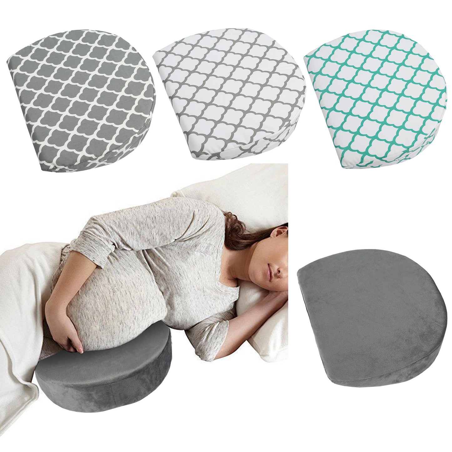 Maternity Waist Support Sleeping Pillow Backrest - Comfortable Pregnancy Cushion