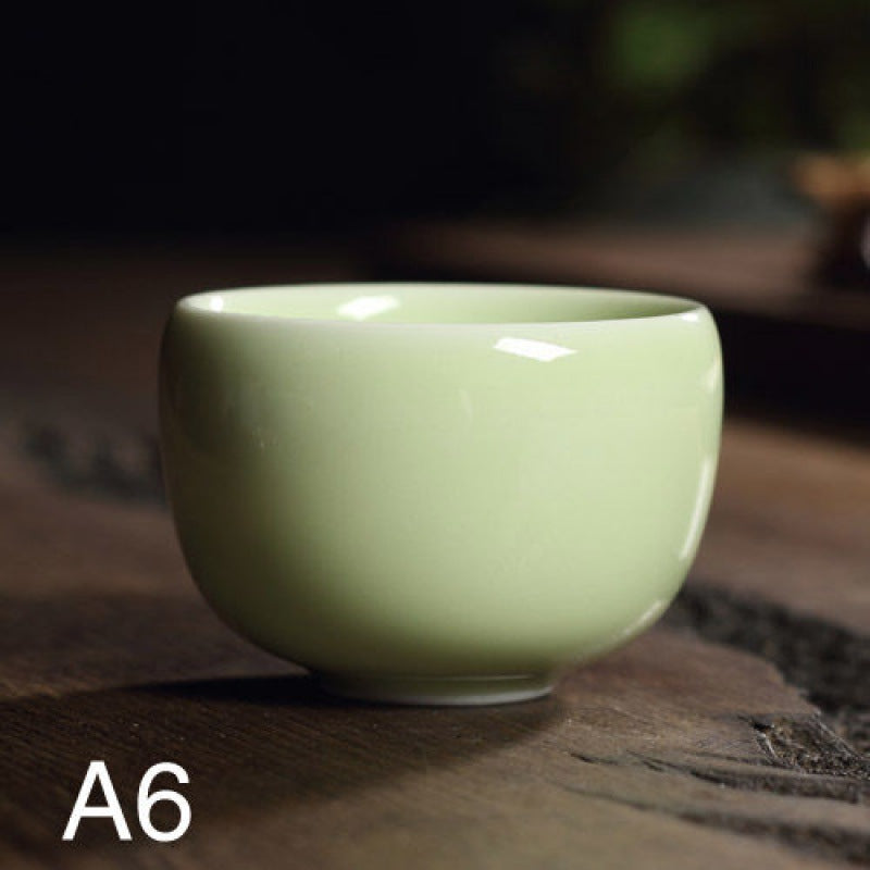 Ceramic Tea Cup Set with Ge Kiln Glaze - Kung Fu Tea Ceremony Accessories