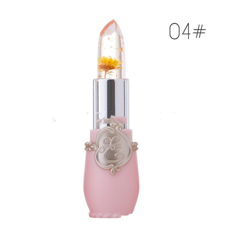 Color Changing Dried Flower Lip Balm - Nourishing Natural Moisturizer