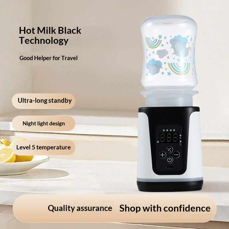 Portable USB Bottle Warmer with Insulation and Fast Heating