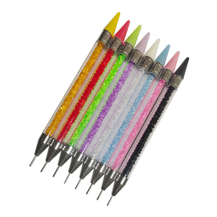 Double-Headed Nail Embossing Silicone Pen for Nail Art Tools