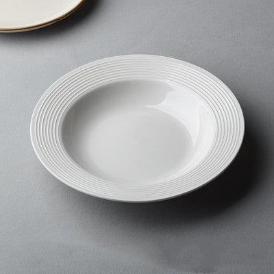 Ceramic Dinner Plate 8-20 Inches - Household Flatware for Dining