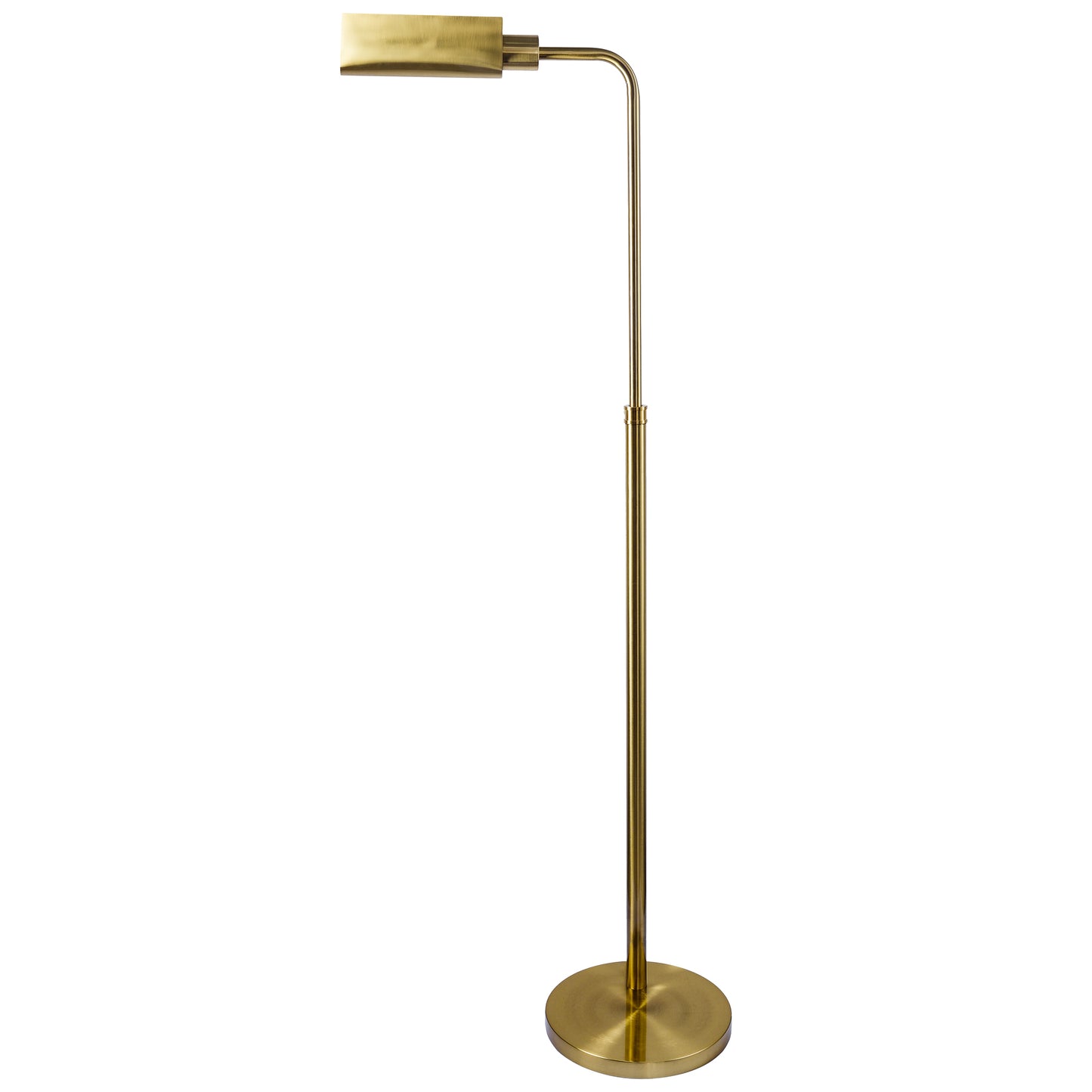 Minimalist Floor Lamp, Slim Standing Light With Neutral Shade For