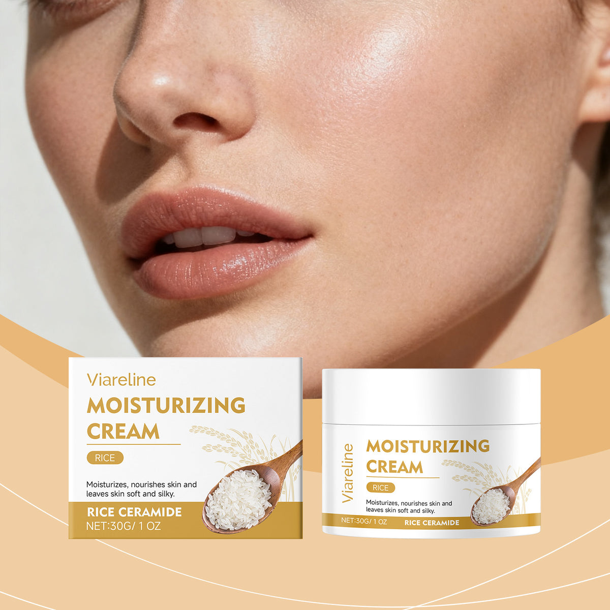 Rice Bran Moisturizing Cream for Face – 30g