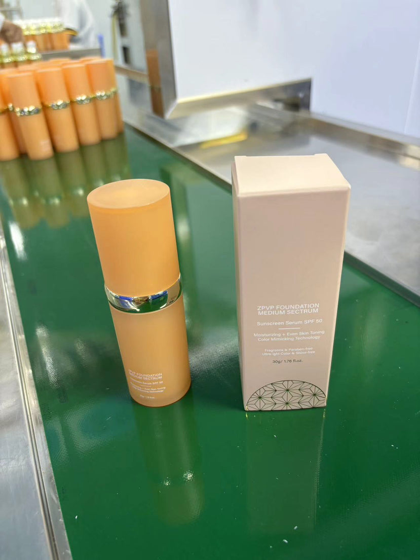 Temperature Change Liquid Foundation with Hyaluronic Acid 30ml Light & Thin Concealer Moisturizer