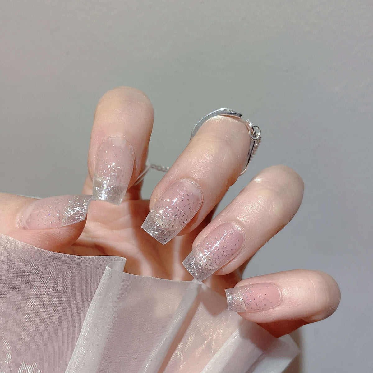Semi-Cured Gel Nail Sticker Kit with 22 Pieces & Tools