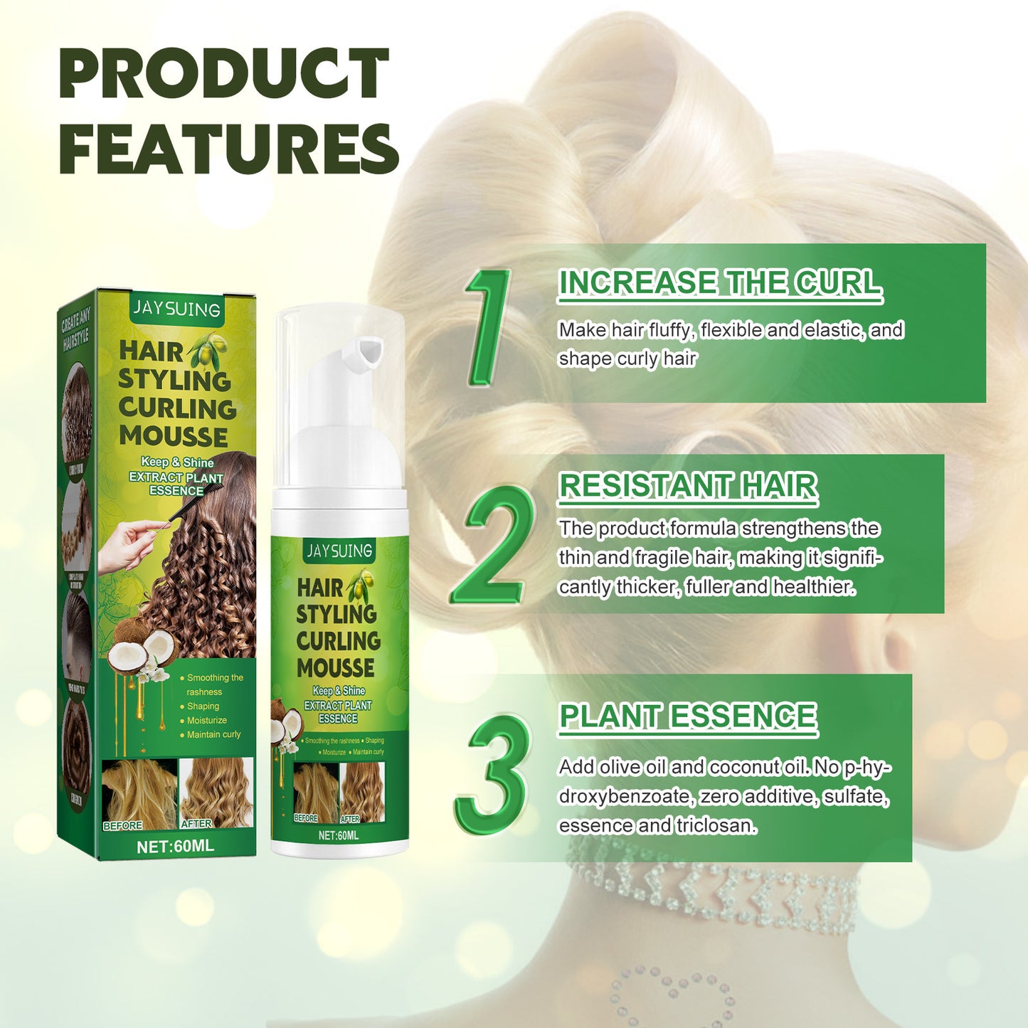 Rosemary Hair Growth Oil - Deep Conditioning & Frizz Repair Treatment