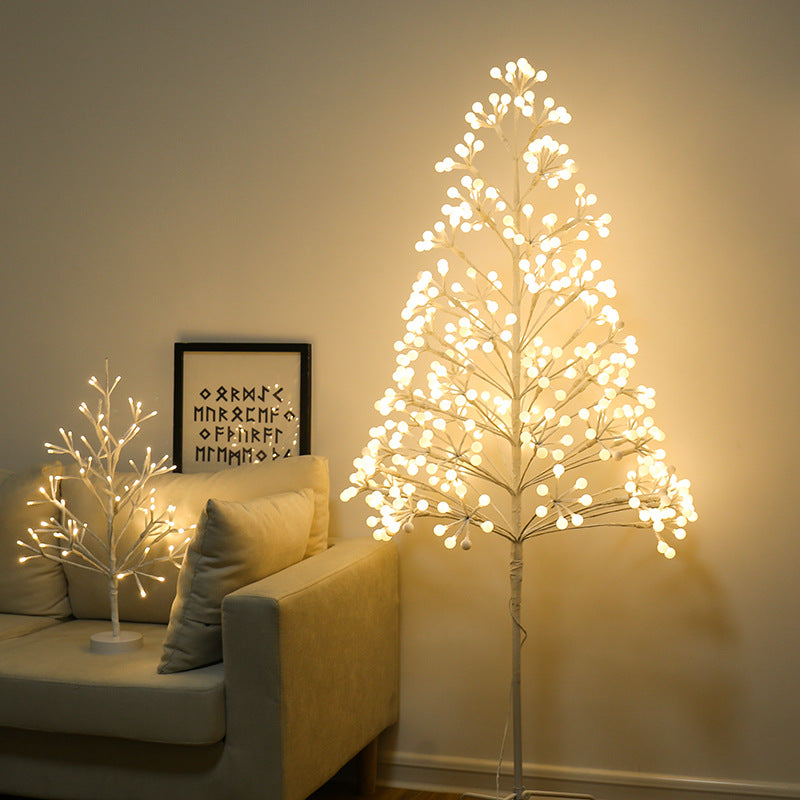 Colorful Glowing LED Ball Tree Lamp - USB Powered Party & Xmas Decor