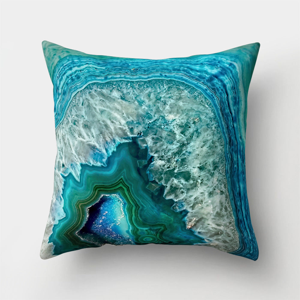 Cartoon Pattern Pillow Cover - Polyester Cushion Cover for Sofa & Home Decor