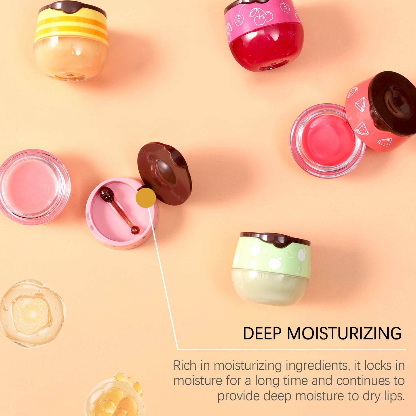 Strawberry Lip Mask for Hydration & Exfoliation - 5.5g