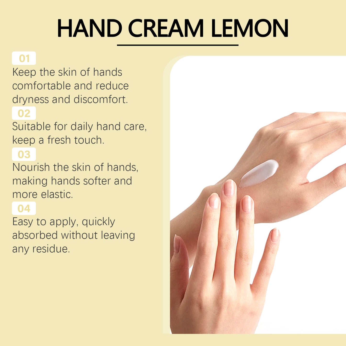 Rose Moisturizing Hand Cream with Squalane - 30g Hydrating Skin Care