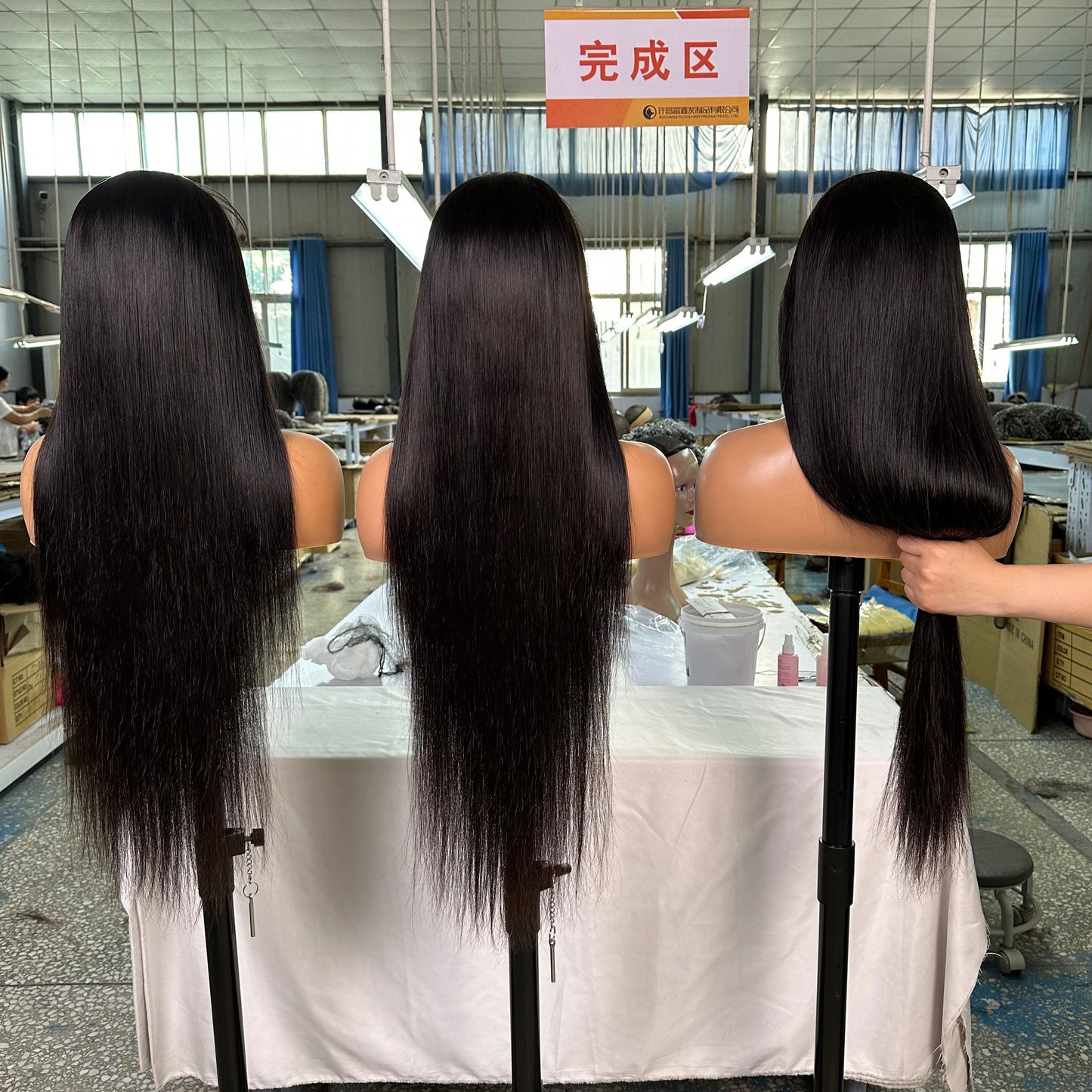 200% Density Bone Straight Human Hair 13x4 HD Lace Front Wig