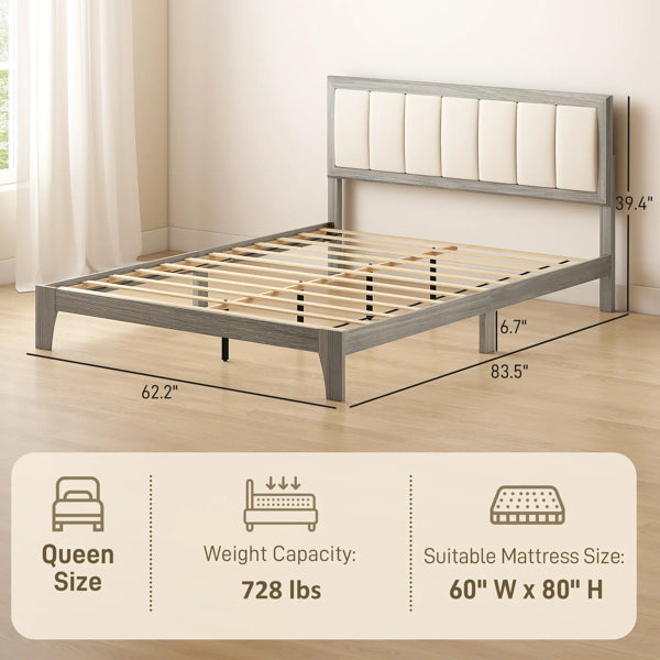Queen Bed Frame - Stylish & Durable Design