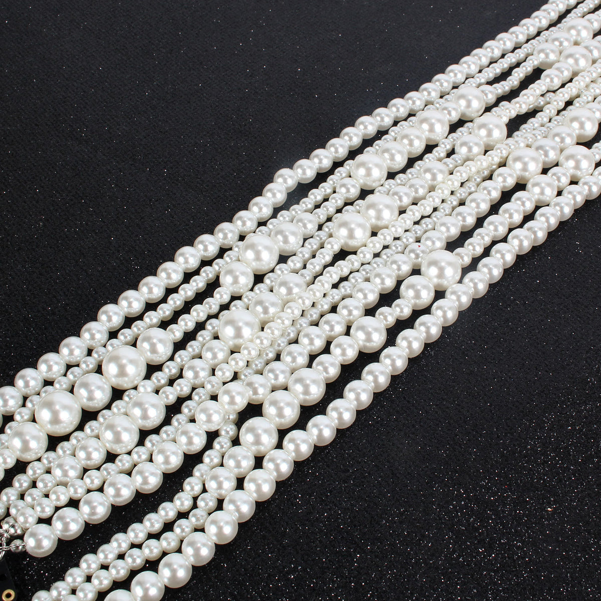 Women's Pearl Fringed Headband U-Shape