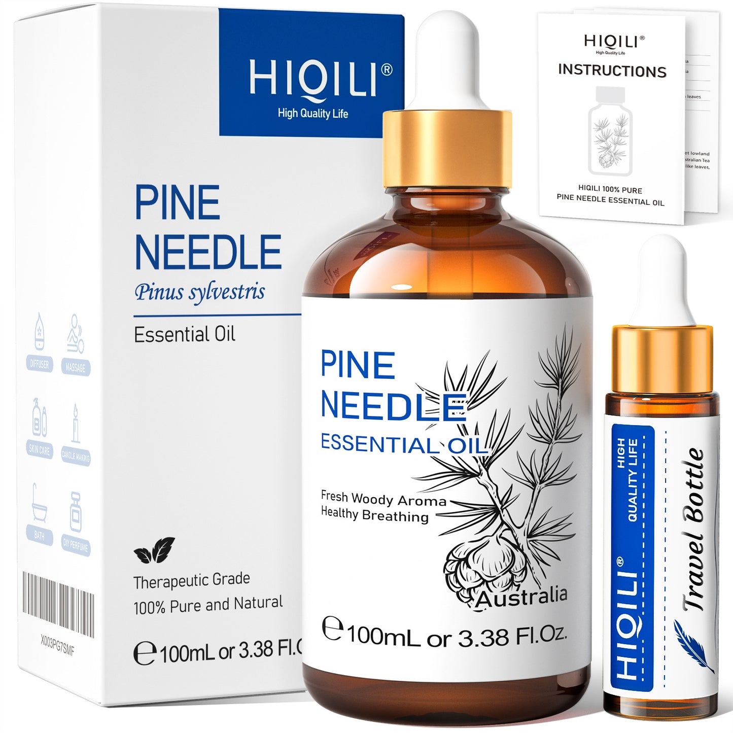 Essential Oil Plant Extract Massage Oil for Relaxation 100ml