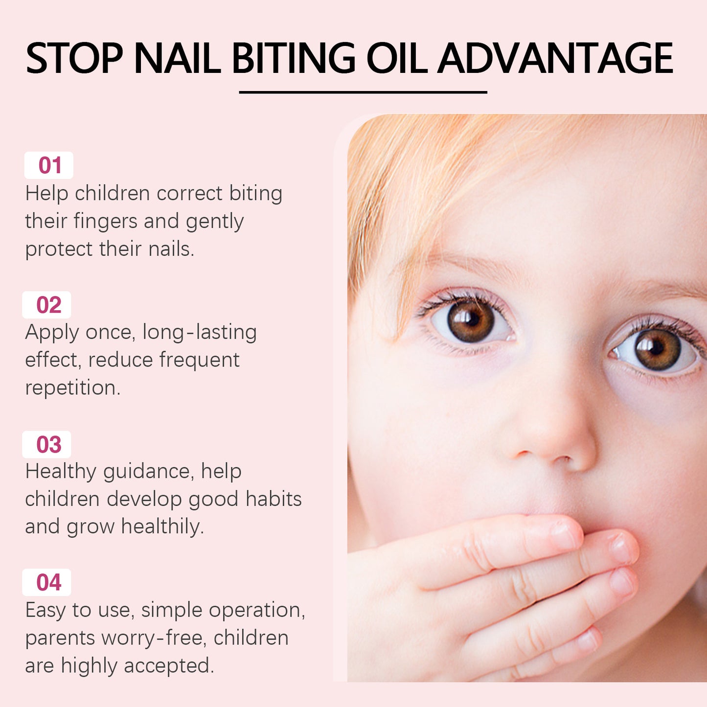 Anti-Biting Bitter Nail Polish for Kids - 10ml Natural Nail Care Solution