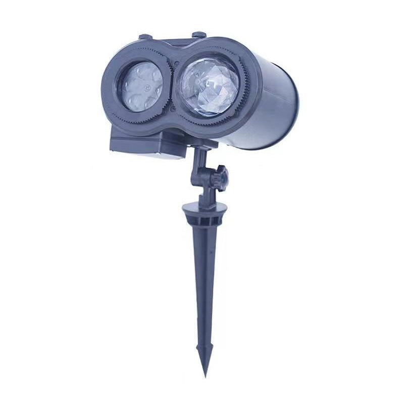 Halloween Snowflake LED Stage Light Waterproof RGBW Projector