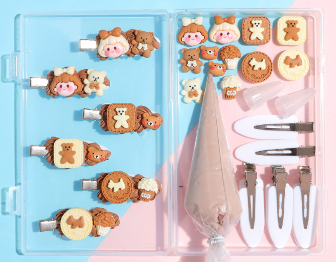 DIY Hair Clips & Hairpins Material Pack for Creative Hair Accessories