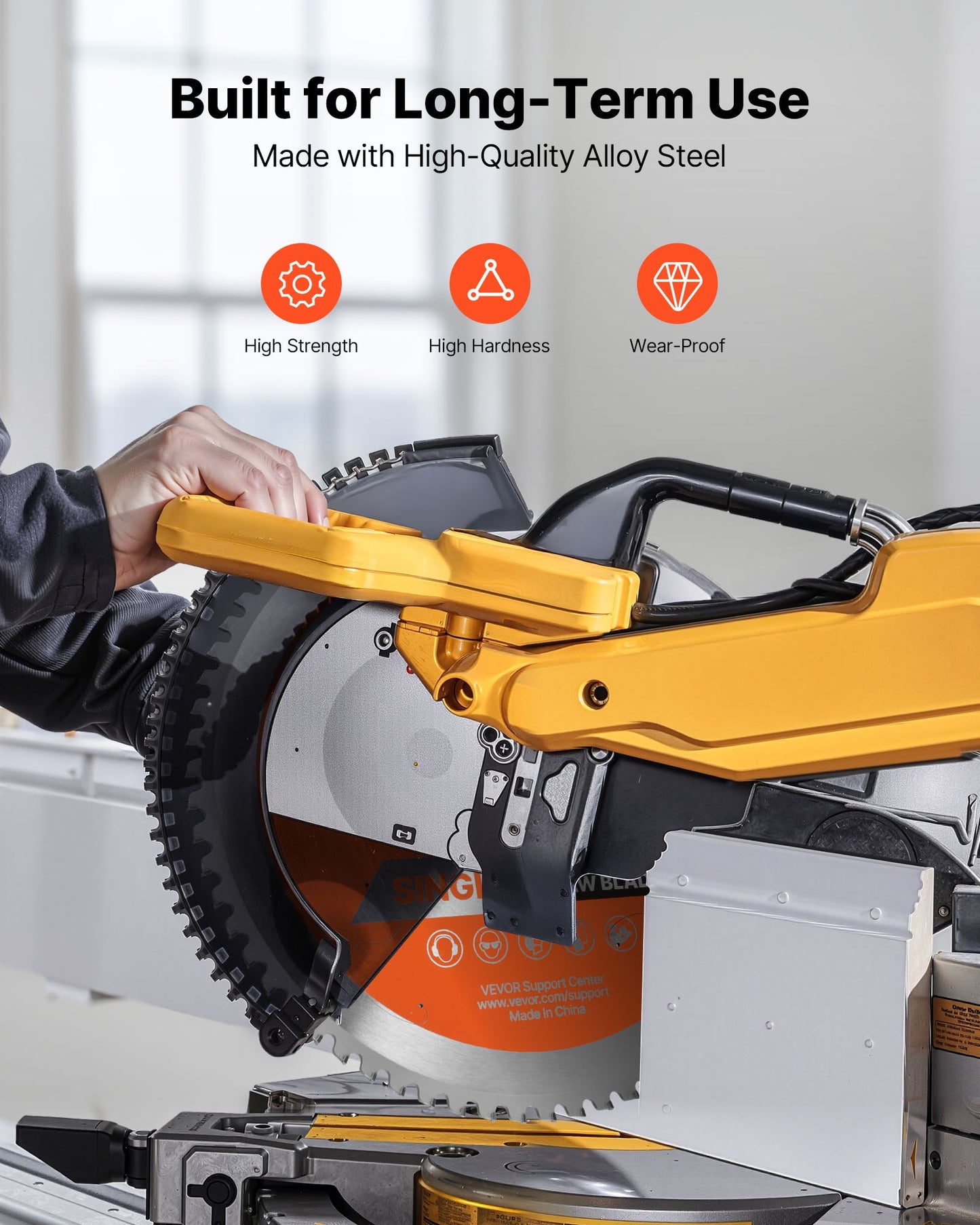 14-Inch Metal Cutting Circular Saw Blade with 66 Teeth - High Speed Power Tool Accessory