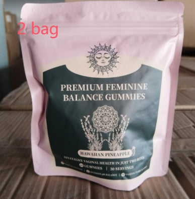 Feminine Balance Gummies - Pineapple Flavor, 60 Count