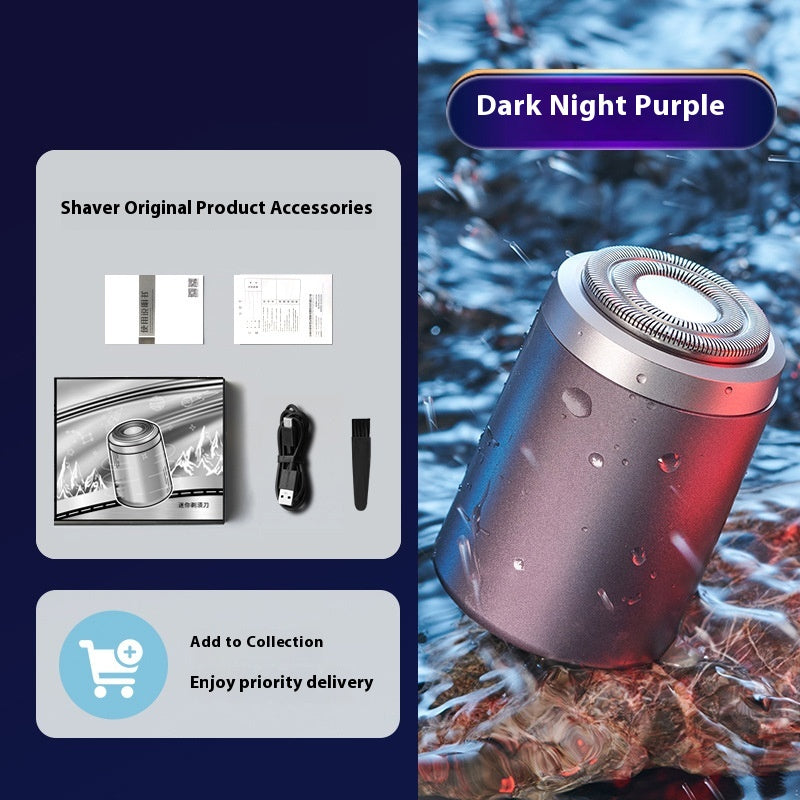 Waterproof Mini Shaver - Portable Travel Electric Razor