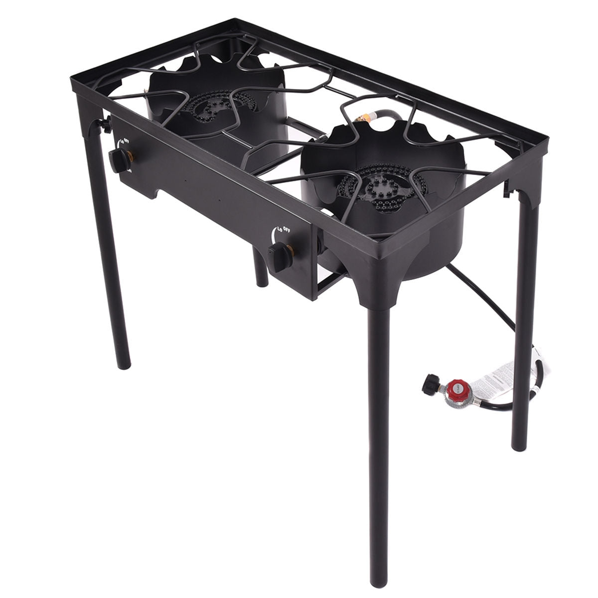 150,000 BTU Double Burner Outdoor Stove for Camping & Tailgating