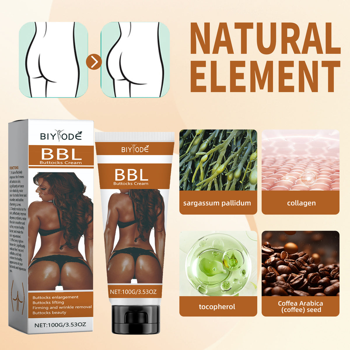 Moisturizing Firming Body Cream – 100g