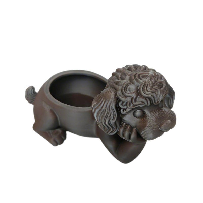 Cute Puppy Shaped Storage Box - Decorative Desktop Organizer for Home & Office
