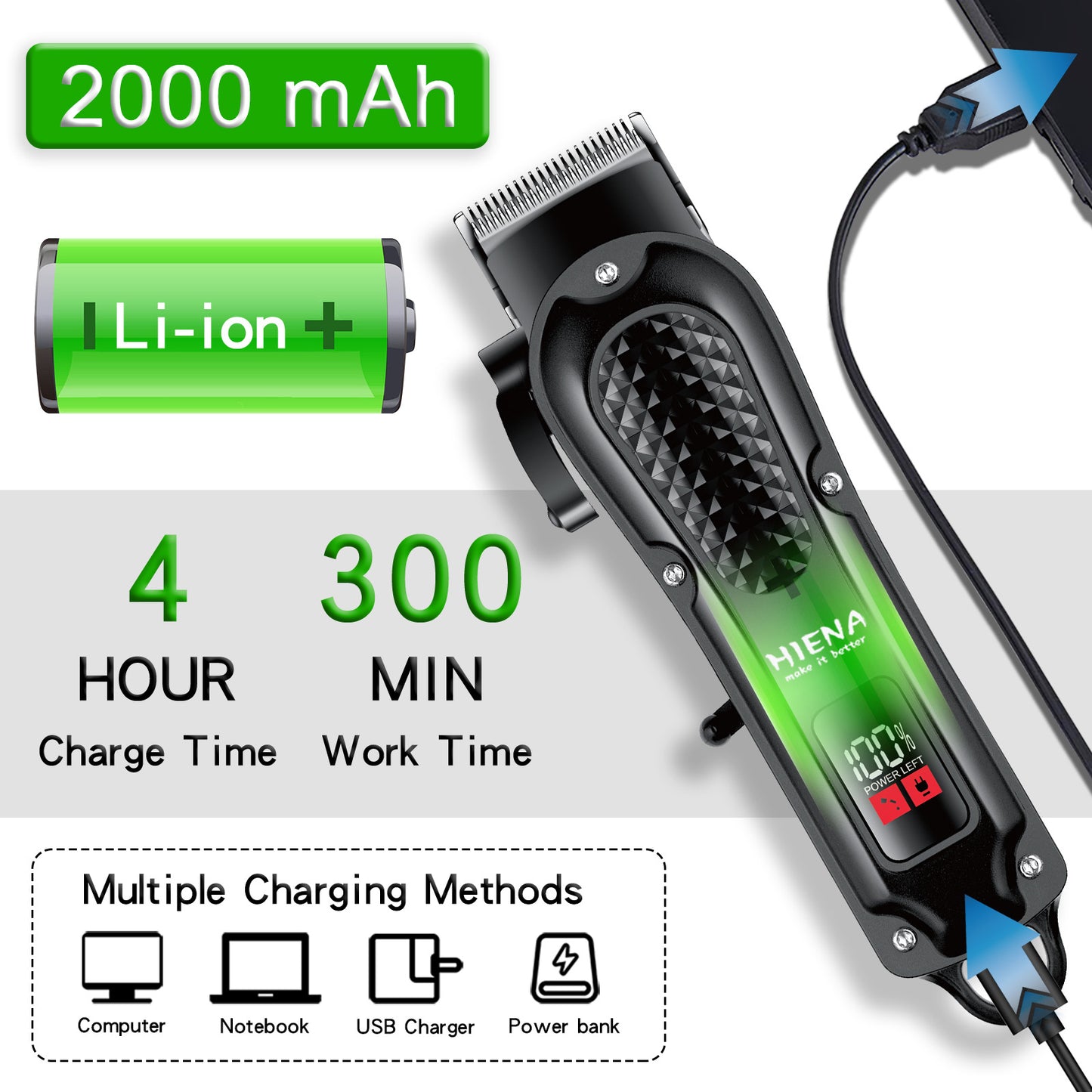 Retro Electric Barber Razor Set for Hair & Skin Grooming