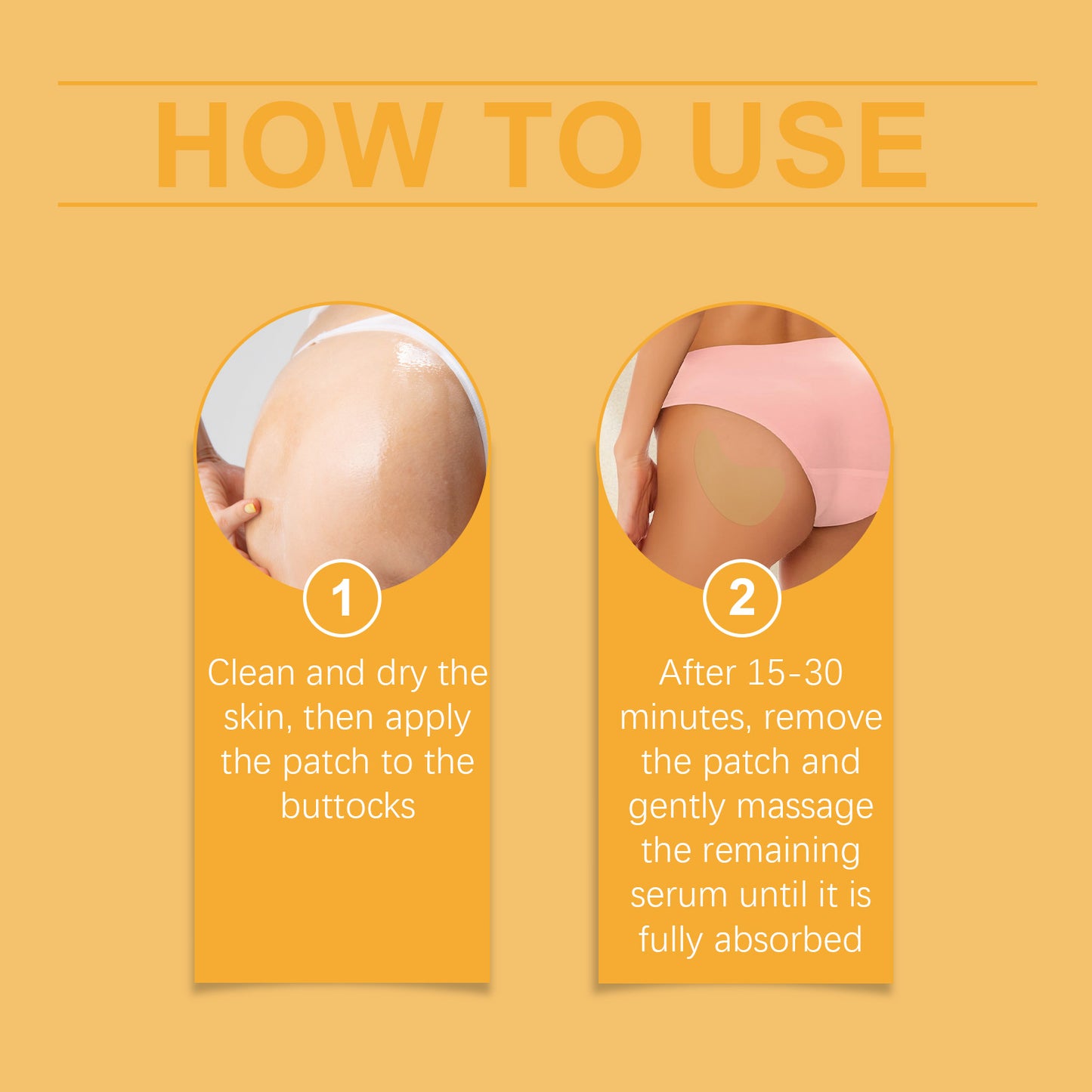 Firming Buttock Care Masks - 20 Piece Moisturizing & Lifting Hip Treatment