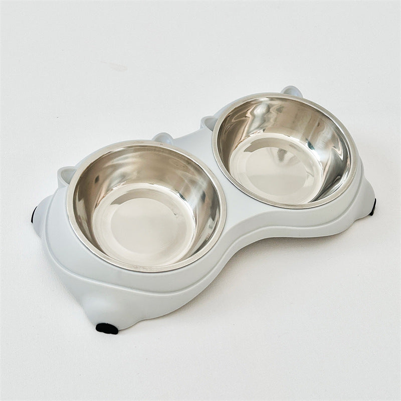 Self Pickup Macaron Stainless Steel Pet Bowl - Multiple Colors