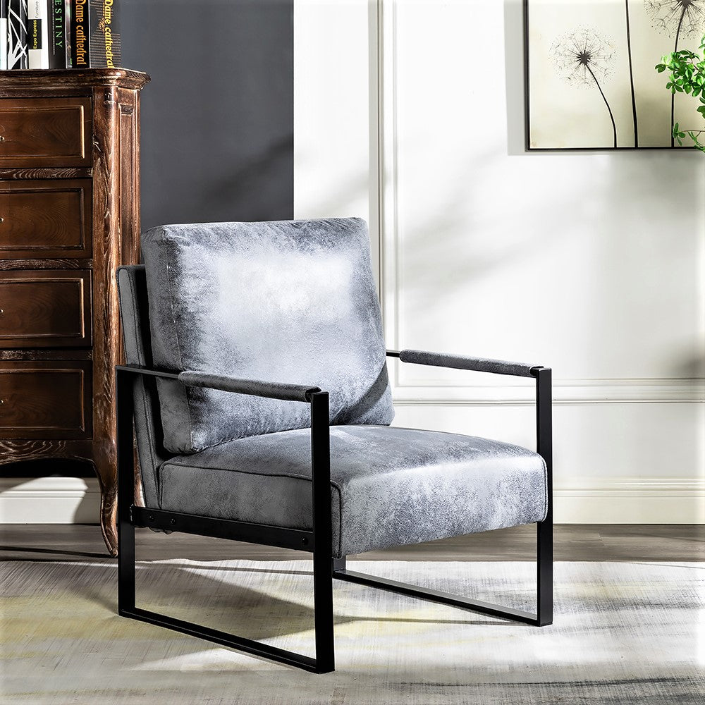 Direct Classic Mid Century Modern Accent Chair With Durable Square