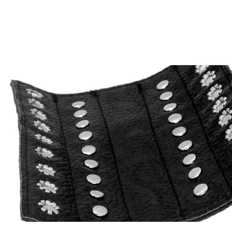 Leather Ring with White or Black Buckle for Adult Wellness and Home Storage