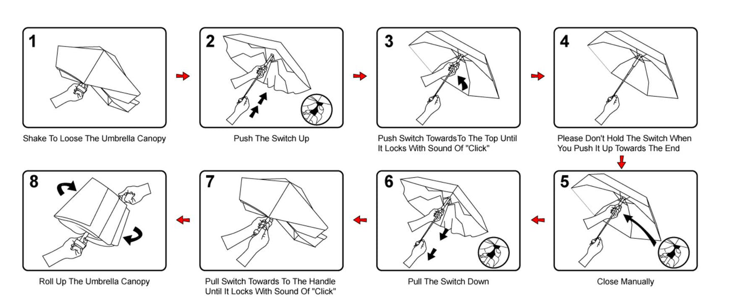 Windproof Waterproof Double Umbrella - Automatic Open/Close