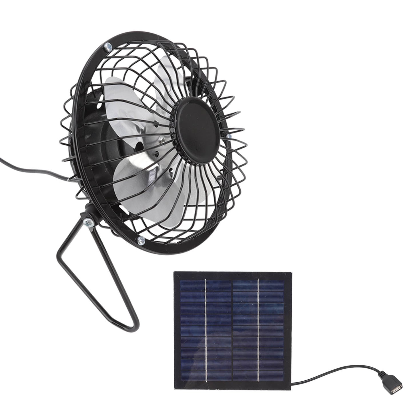 Photovoltaic Solar Panel Set Ventilation System Mini Portable USB