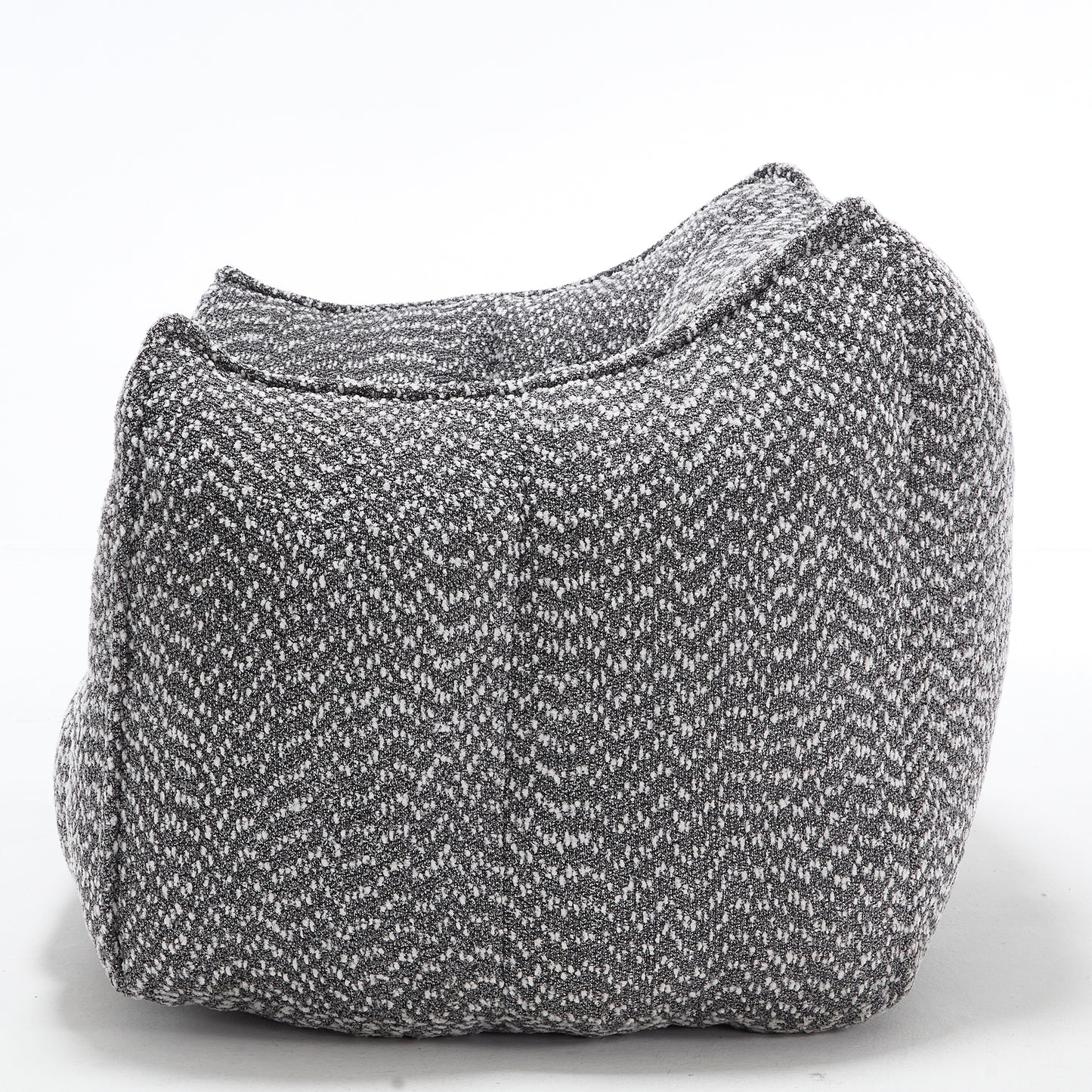 Comfortable Grey Bean Bag Sofa Chair for Living Rooms