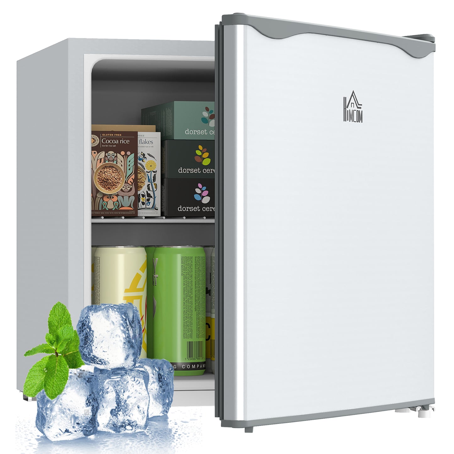 1.1 Cu Ft Compact Countertop Freezer - Gray, Removable Shelves, Energy Efficient
