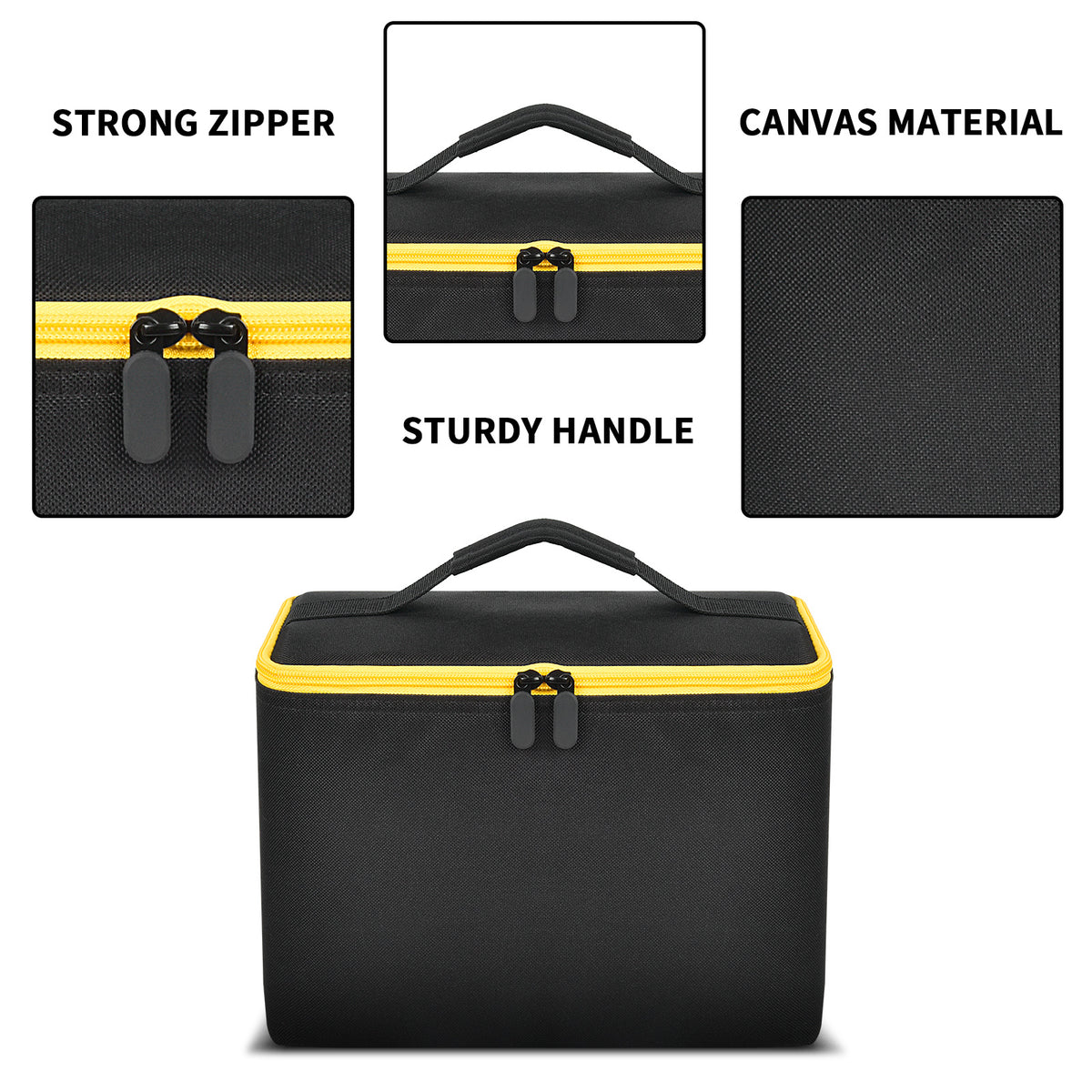 Outdoor Portable Storage Bag for Car Tire - Oxford Cloth, Black & Gray