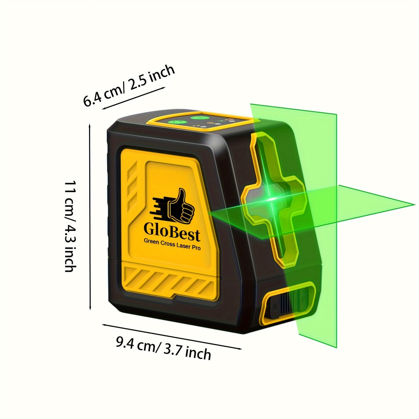 Laser Level 100Ft Self-Leveling Cross Line Green Beam with Magnetic Base