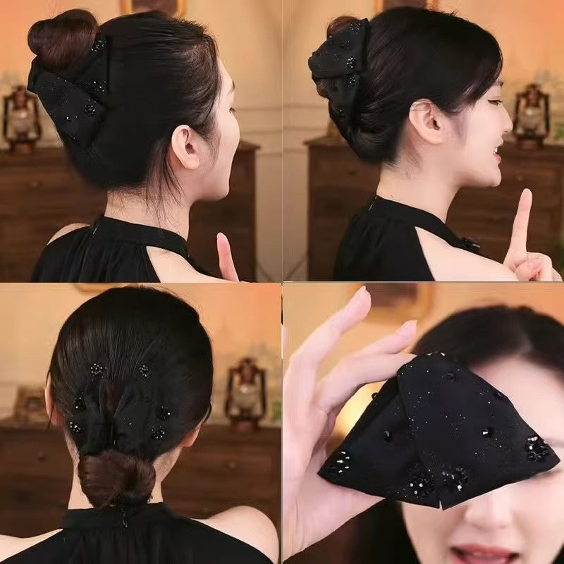 Hair Headband Crystal Grip Set - Elegant Hair Accessories for Women