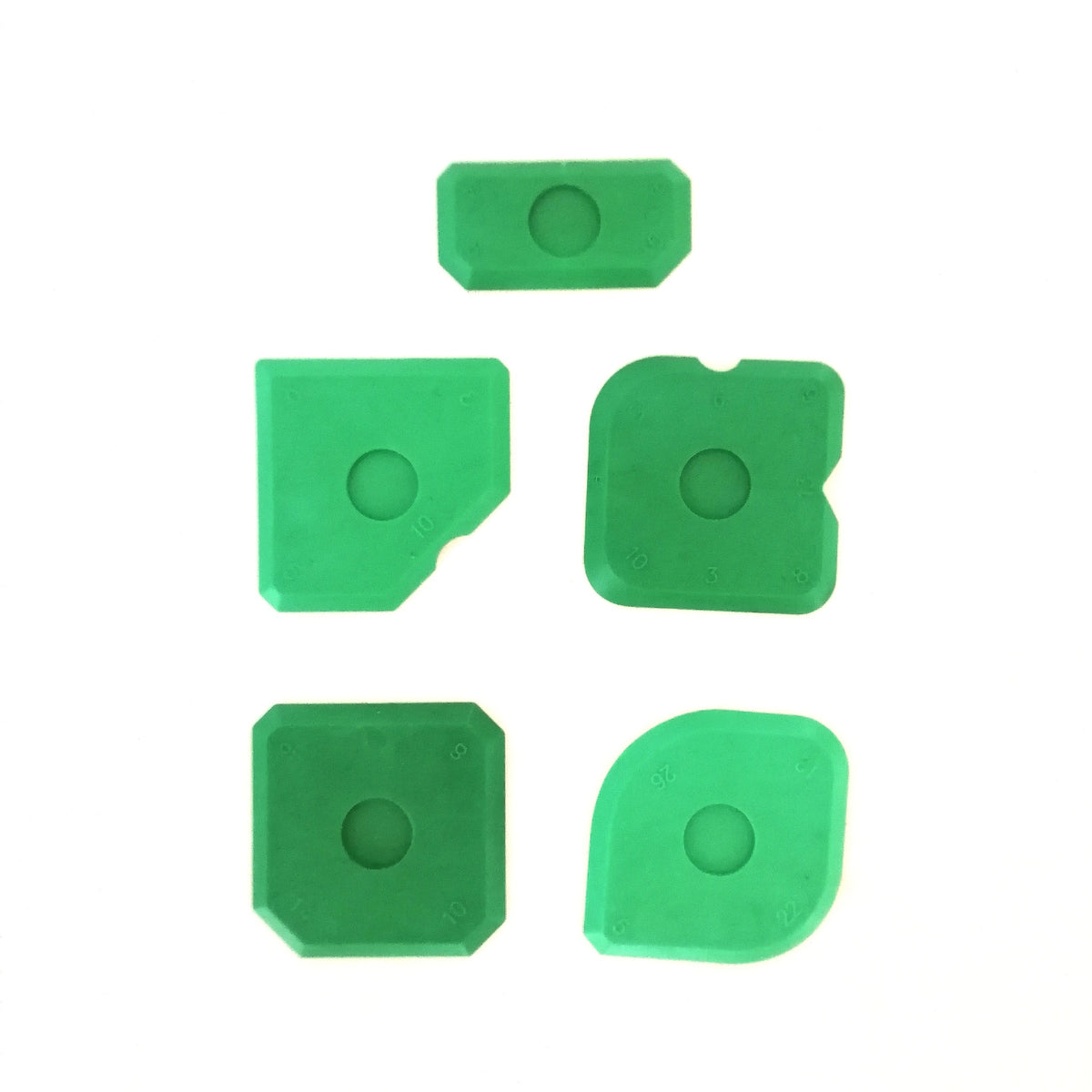 5-Piece Silicone Caulking Tool Set for Kitchen & Bathroom Sealing