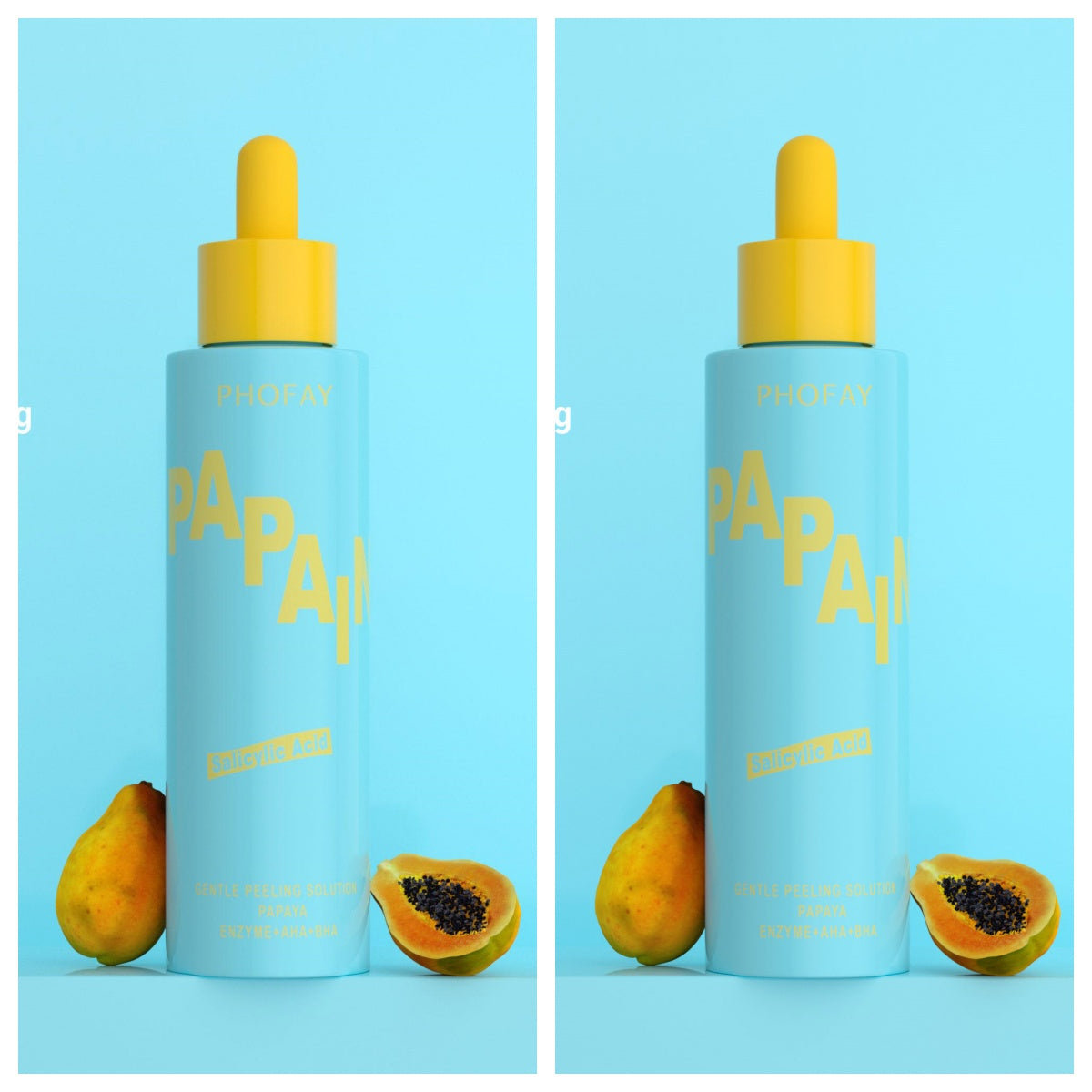 Papaya Enzyme Peeling Solution - AHA BHA Exfoliating Face Treatment