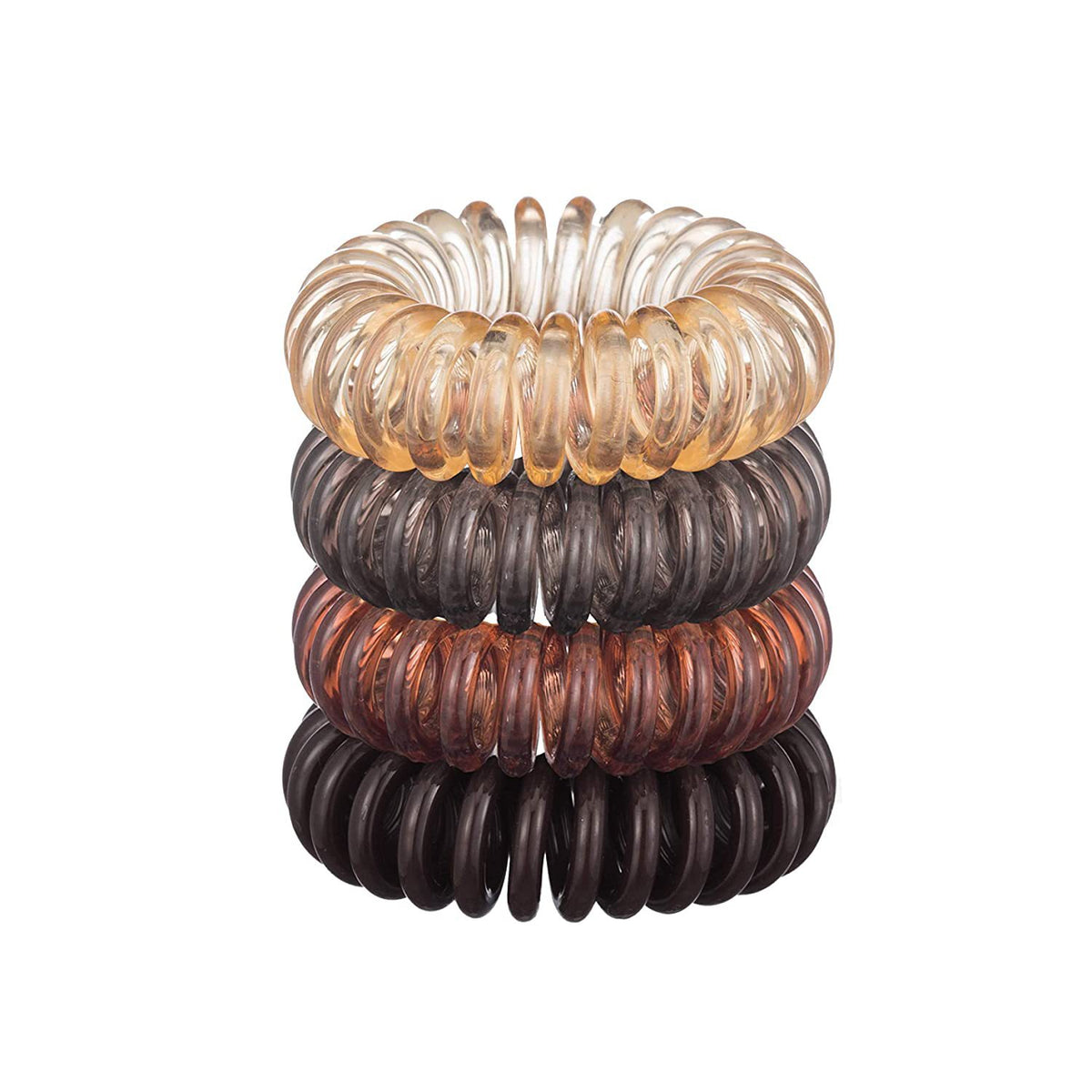 Multi-Color Hair Rope for Women - Flexible Hair Accessory, Set of 4