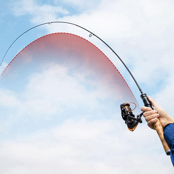 Ultralight Slow-Casting Fishing Rod - 6ft Carbon Fiber Handle