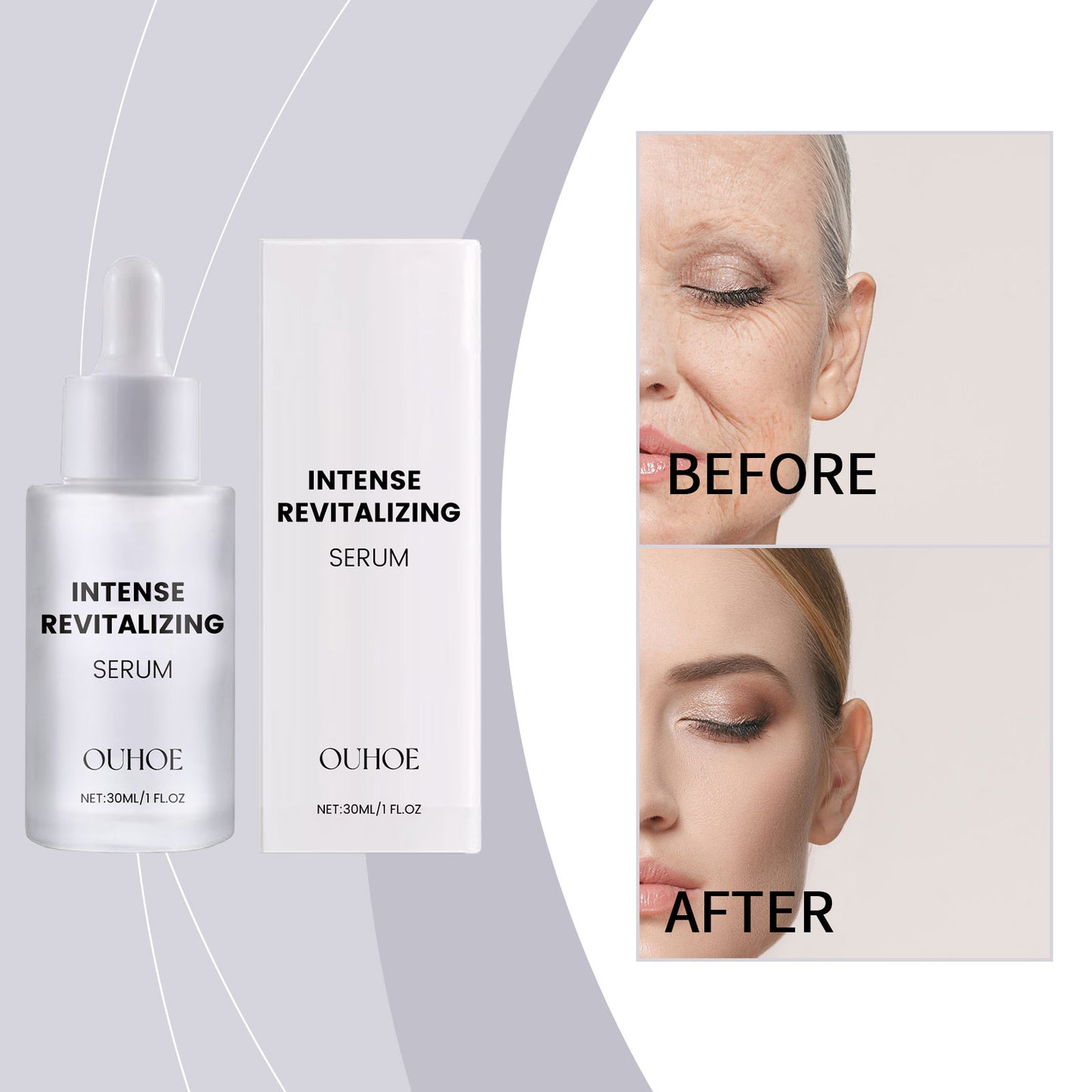 Brightening Facial Serum with Malic & Salicylic Acid - 30ml Exfoliating Essence