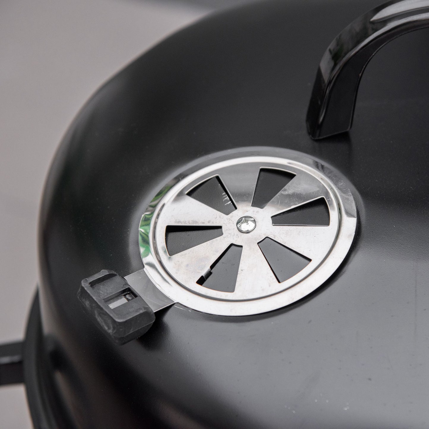 3-in-1 Vertical Charcoal BBQ Smoker Grill with Thermometer
