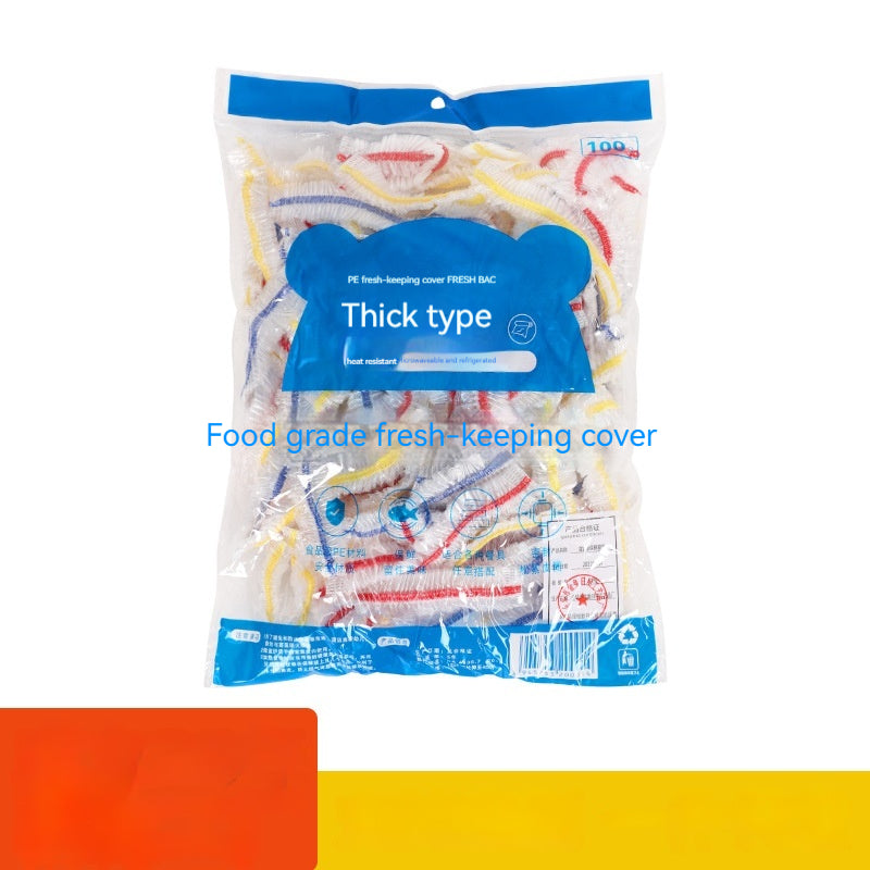 Refrigerator Food Freshness Cover - Household Plastic Wrap for Leftovers