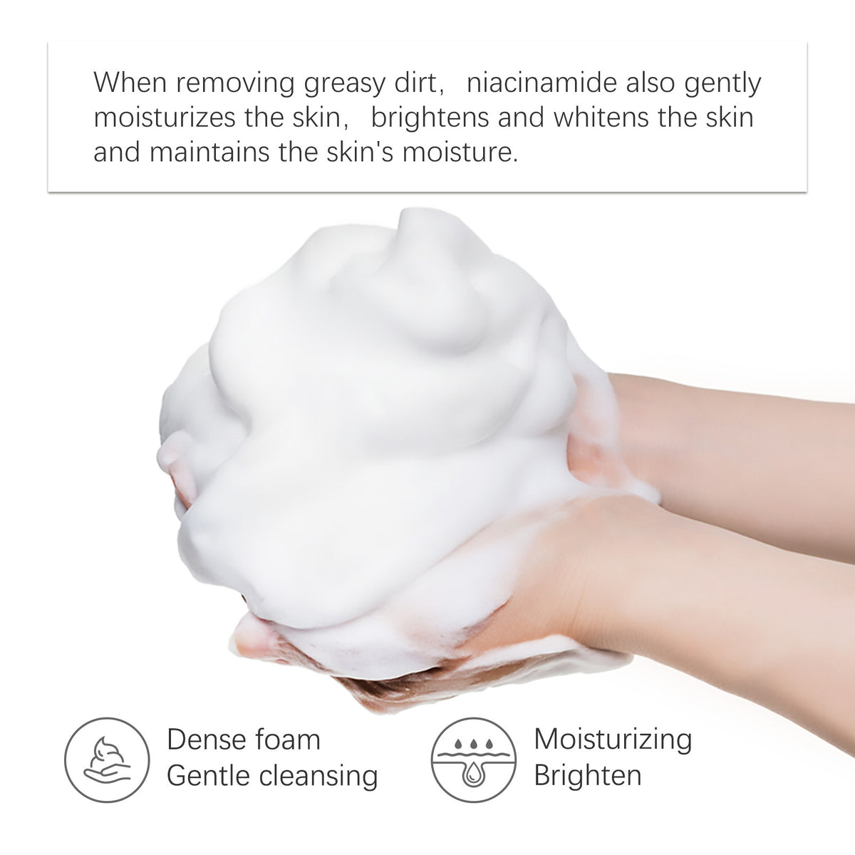 Gentle Facial Cleanser with Niacinamide & Centella 120g - Moisturizing & Pore Care