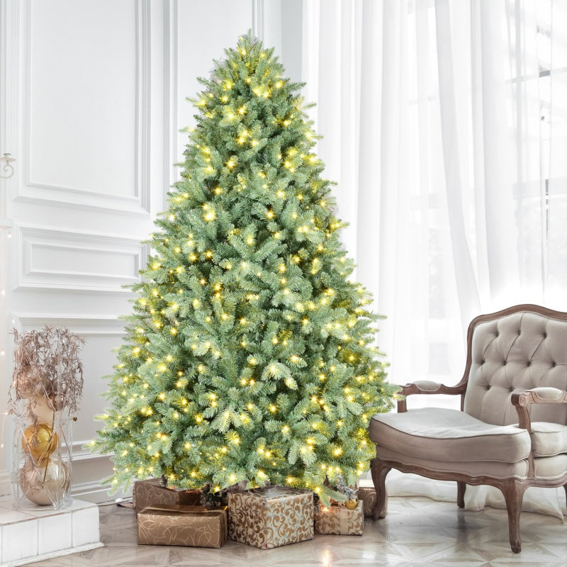 Artificial Christmas Tree - PE/PVC Mixed with Warm White LED Lights