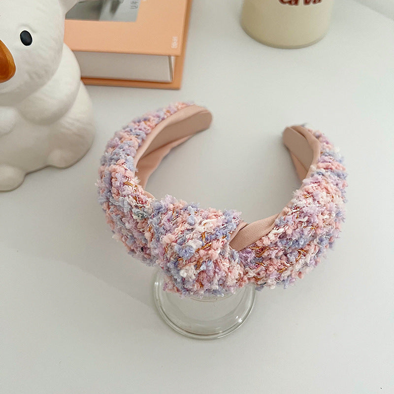 Korean Style Woolen Knotted Headband
